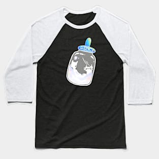 Cat and Milk Baseball T-Shirt